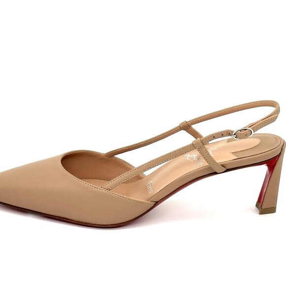 Christian Louboutin CONDOROLINE 55 Slingback Strap Pumps Sandals Heel Shoes - Picture 4 of 15
